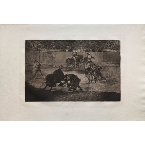 Francisco Goya, Boğa Güreşleri Pepe Illo Kayıttan Geçiş Yapıyor Francisco Goya, Boğa Güreşleri Pepe Illo Kayıttan Geçiş Yapıyor