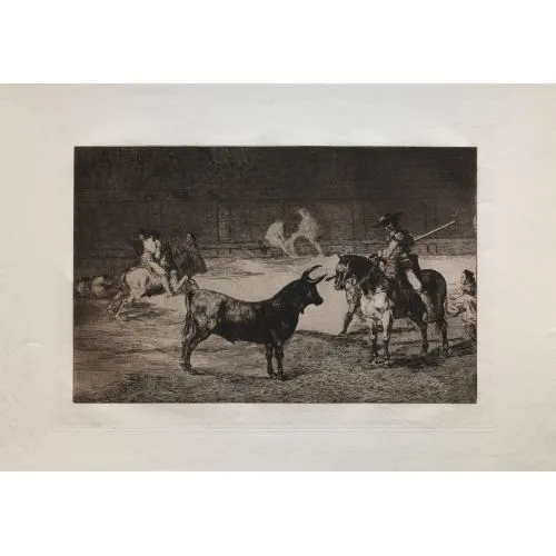 Francisco Goya, Bullfights The Celebrated Picador Fernando Del Toro Draws The Fierce Be Romance Francisco Goya, Bullfights The Celebrated Picador Fernando Del Toro Draws The Fierce Be Romance Art Movements Canvas, Drawing