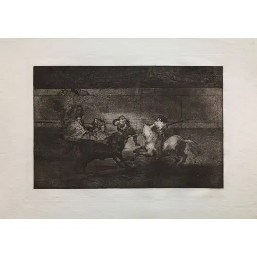 Francisco Goya, Bullfights The Death Of Pepe Illo Composition Romance Francisco Goya, Bullfights The Death Of Pepe Illo Composition Romance Art Movements Canvas, Drawing Paper Prints, Reproduction