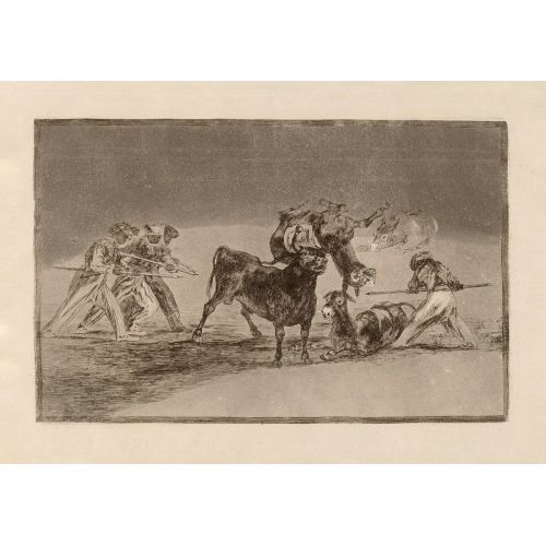 Francisco Goya, Bullfights The Moors Make A Different Play In The Ring Calling The Bull Francisco Goya, Bullfights The Moors Make A Different Play In The Ring Calling The Bull