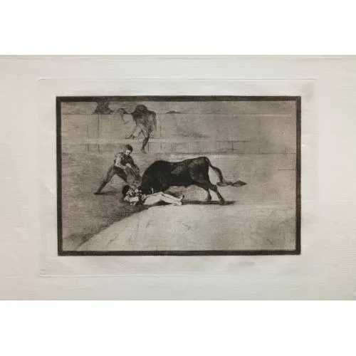 Francisco Goya, Bullfights The Unlucky Death Of Pepe Illo In The Ring At Madrid Romance Francisco Goya, Bullfights The Unlucky Death Of Pepe Illo In The Ring At Madrid Romance Art Movements Canvas, Drawing Paper