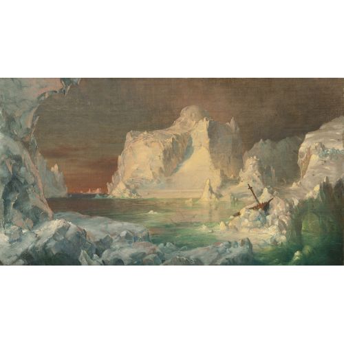 Frederic Edwin Church, Buzdağları İçin Son Çalışma Frederic Edwin Church, Buzdağları İçin Son Çalışma