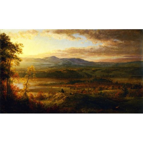 Frederic Edwin Church, Mountains From The Home Of The Artist
