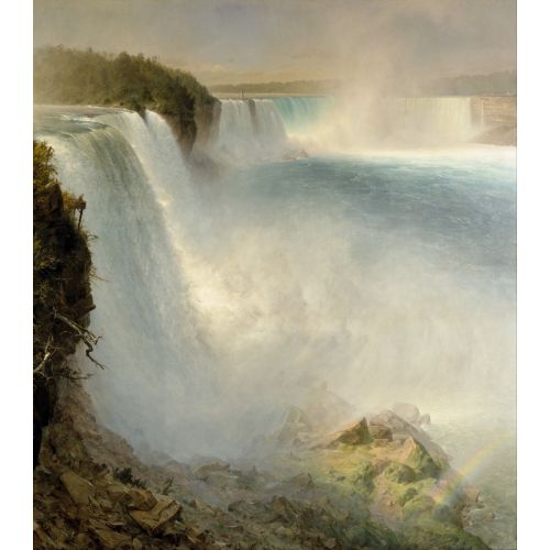 Frederic Edwin Church, Niagara Falls from the American Side Hudson River School Art Movements Frederic Edwin Church, Niagara
