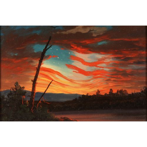 Frederic Edwin Church, Us Banner In The Sky