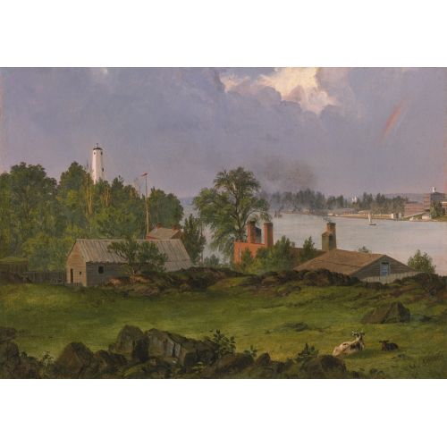 Frederic Edwin Church, View Of Blackwell's Island New York