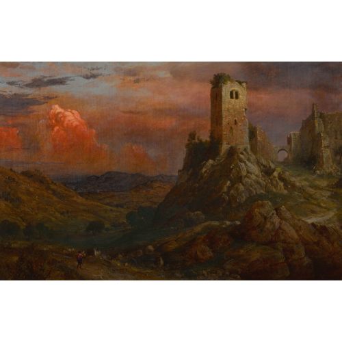 Frederic Edwin Church, Watch Tower In Italy