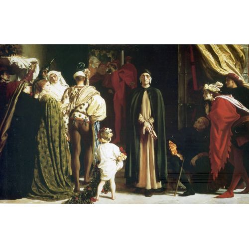 Frederic Leighton Dante In Exile