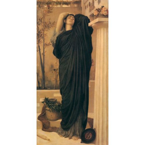 Frederic Leighton Electra At The Tomb Of Agamemnon