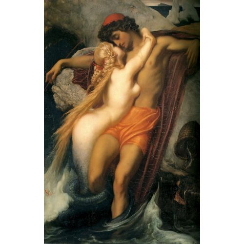 Frederic Leighton Balıkçı Ve Syren Frederic Leighton Balıkçı Ve Syren