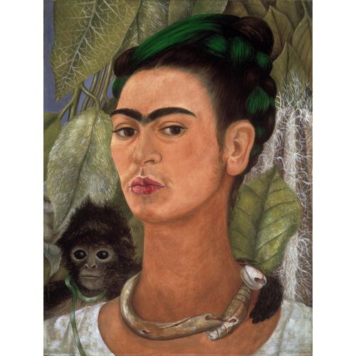 Frida Kahlo, Maymun İle Otoportre Frida Kahlo, Maymun İle Otoportre