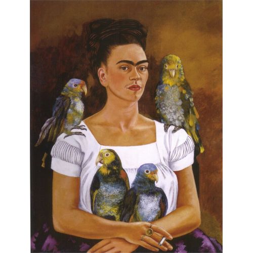 Frida Kahlo, Me And My Parrots