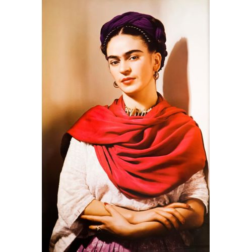 Frida Kahlo, Kırmızı Şal Portre Frida Kahlo, Kırmızı Şal Portre