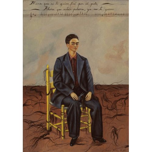 Frida Kahlo, Kırpılmış Saçlı Otoportre Frida Kahlo, Kırpılmış Saçlı Otoportre