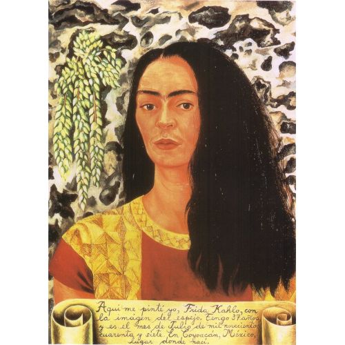 Frida Kahlo, Gevşek Saçlı Otoportre Frida Kahlo, Gevşek Saçlı Otoportre