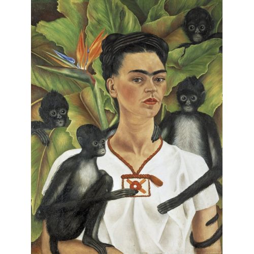Frida Kahlo, Maymunlar İle Otoportre Frida Kahlo, Maymunlar İle Otoportre