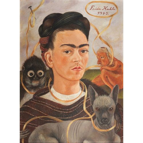 Frida Kahlo, Küçük Maymun İle Otoportre