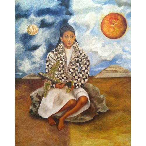 Frida Kahlo, The Girl With Plane Frida Kahlo, The Girl With Plane