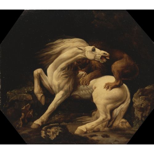 George Stubbs, Aslan Tarafından Saldırıya Uğrayan At Bölüm C