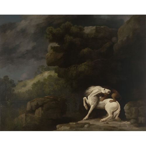 George Stubbs, A Lion Attacking A Horse George Stubbs, A Lion Attacking A Horse