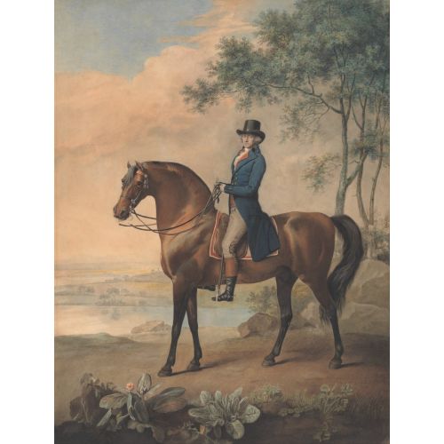 George Stubbs, Warren Hastings On His Arabian Horse Realism Art Movements Canvas, Drawing Paper Prints, Reproduction Oil Painting