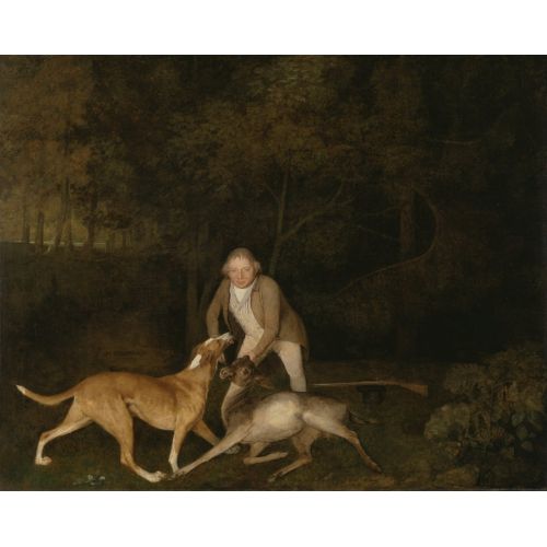 George Stubbs, Clarendon'un Bekçisi Earl, Ölmekte Olan Bir Geyik Ve Tazı İle Özgür Adam George Stubbs, Clarendon'un Bekçisi Earl, Ölmekte Olan Bir Geyik Ve Tazı İle Özgür Adam