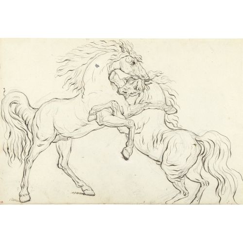 George Stubbs, Twee Vechtende Hengsten George Stubbs, Twee Vechtende Hengsten