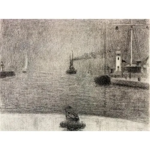 Georges Seurat The Port Of Honfleur