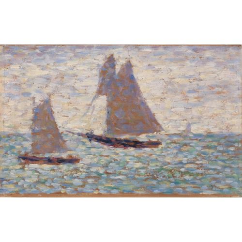 Georges Seurat, Grandcamp'ta İki Yelkenli