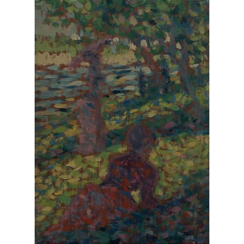 Georges Seurat, Kadın Bir Parkta