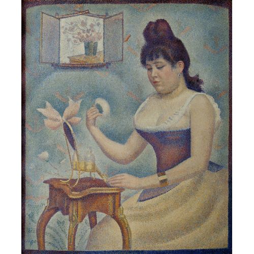 Georges Seurat, Genç Kadın Kendini Pudralıyor