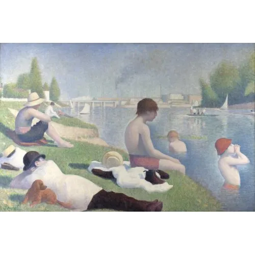 Georges Seurat, Bathers At Asnieres