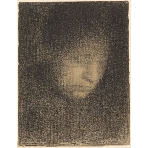 Georges Seurat, French Madame The Artist's Mother