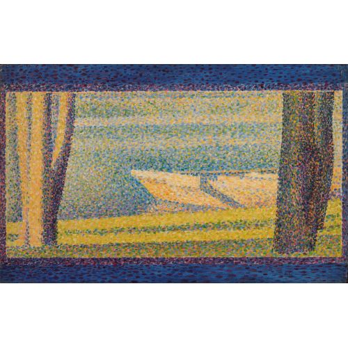 Georges Seurat, Fransız Demirli Tekneler Ve Ağaçlar