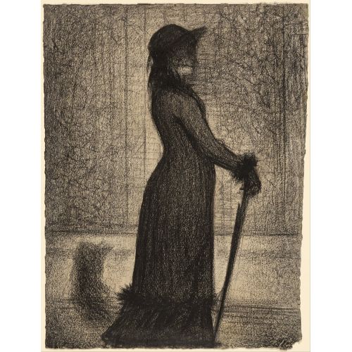 Georges Seurat, Fransız Kadın Zarif Bir Gezintiye Çıkıyor