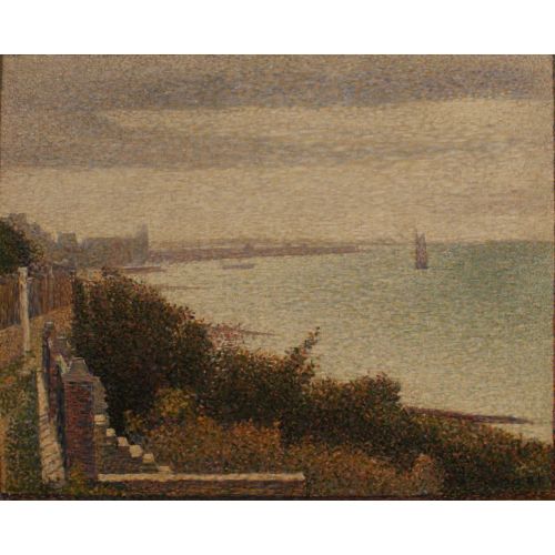 Georges Seurat, Grandcamp Evening By Pierre Georges Seurat, Grandcamp Evening By Pierre