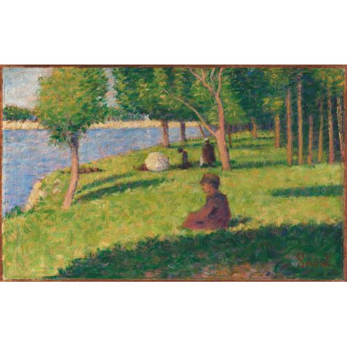 Georges Seurat Oturmuş Figürler Yağlıboya Tablo