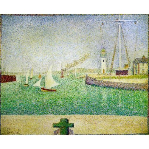 Georges Seurat Honfleur Limanı Yağlıboya Tablo