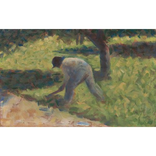 Georges Seurat, Bir Çapa İle Köylü Resmi