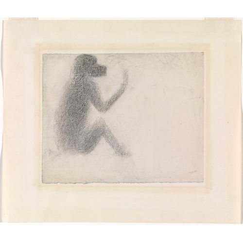Georges Seurat, Seated Monkey