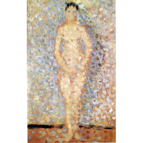 Georges Seurat, Standing Model Study For Les Poseuses