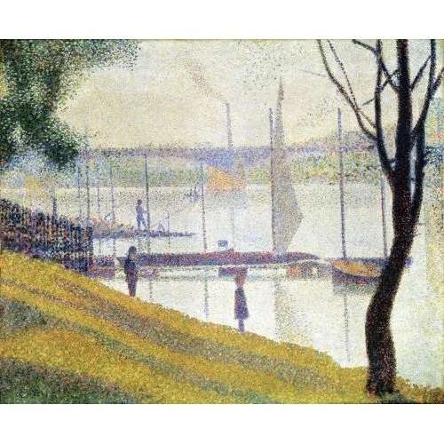 Georges Seurat The Pont De Courbevoie