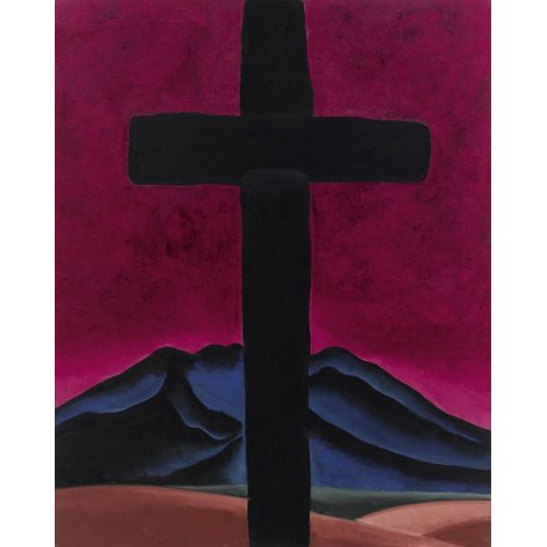Georgia O'keeffe, Eski Santa Fe Yolunda Georgia O'keeffe, Eski Santa Fe Yolunda