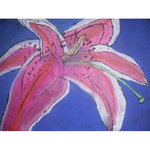 Georgia O'keeffe, Pastel Çiçek Georgia O'keeffe, Pastel Çiçek