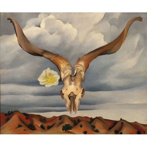 Georgia O'keeffe, Ram's Head, White Hollyhock Hills Georgia O'keeffe, Ram's Head, White Hollyhock Hills