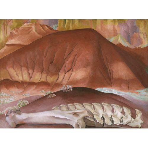 Georgia O'keeffe, Red Tepe Ve Kemikler Georgia O'keeffe, Red Tepe Ve Kemikler