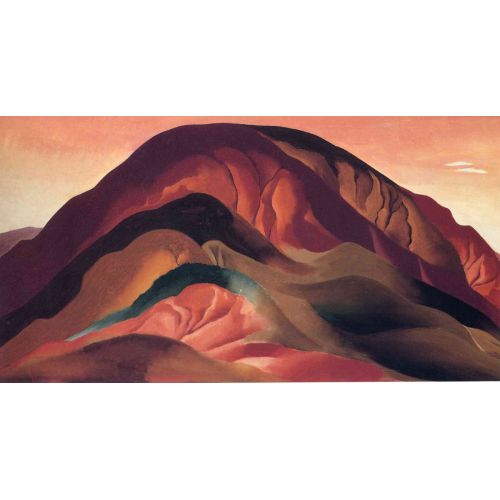 Georgia O'keeffe, Rust Kırmızı Tepeler Georgia O'keeffe, Rust Kırmızı Tepeler