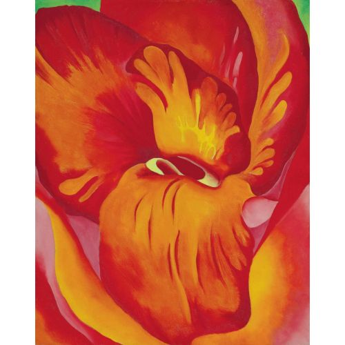 Georgia O'keeffe, Canna Kırmızı Ve Turuncu