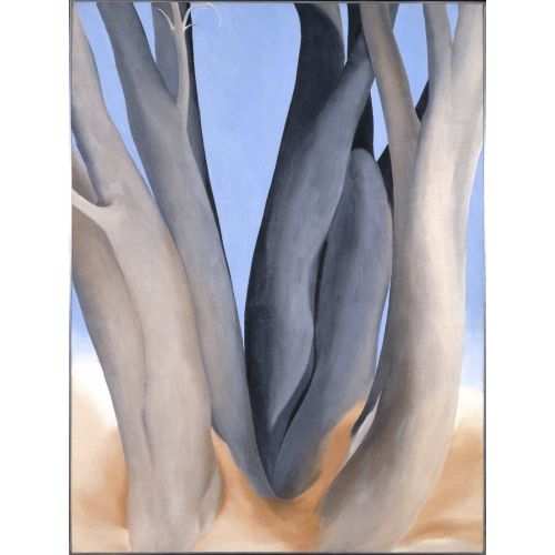 Georgia O'keeffe, Dark Tree Trunks