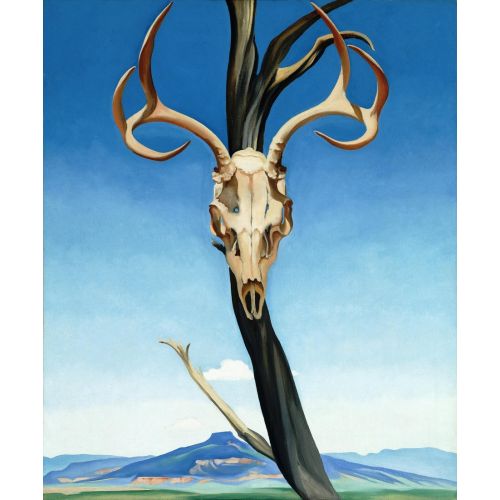 Georgia O'keeffe, Çakmaktaşı İle Geyik Kafatası